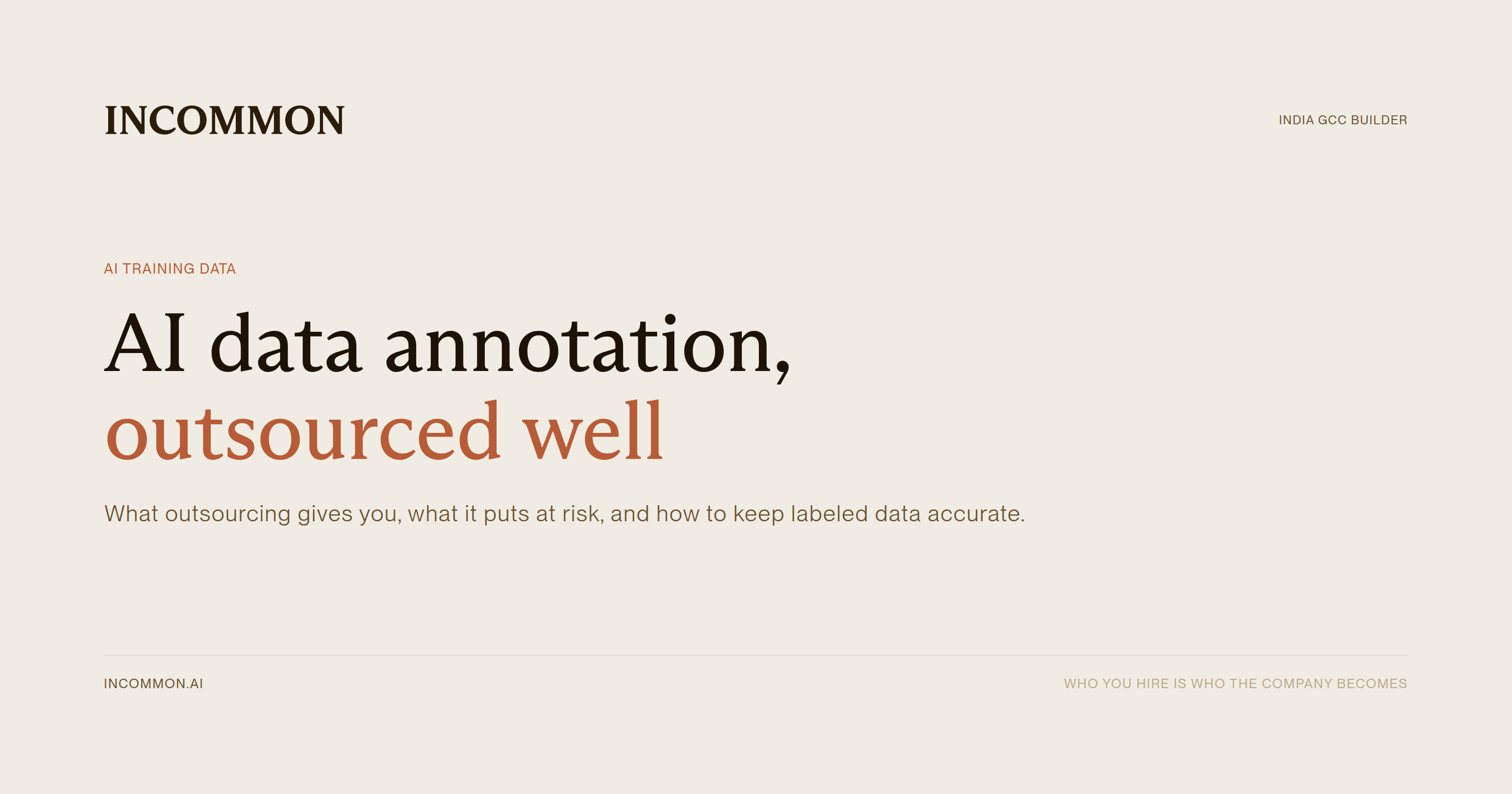 AI data annotation outsourcing, boosting efficiency without compromising quality
