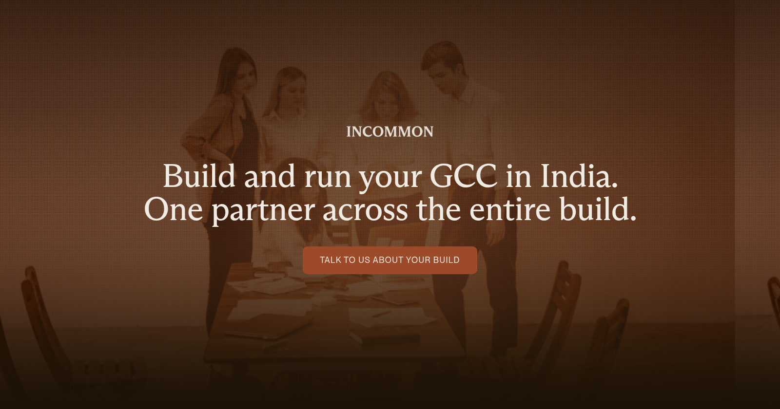 Core/flagship service page: the full GCC build: entity, hiring, workspace, ongoing operation