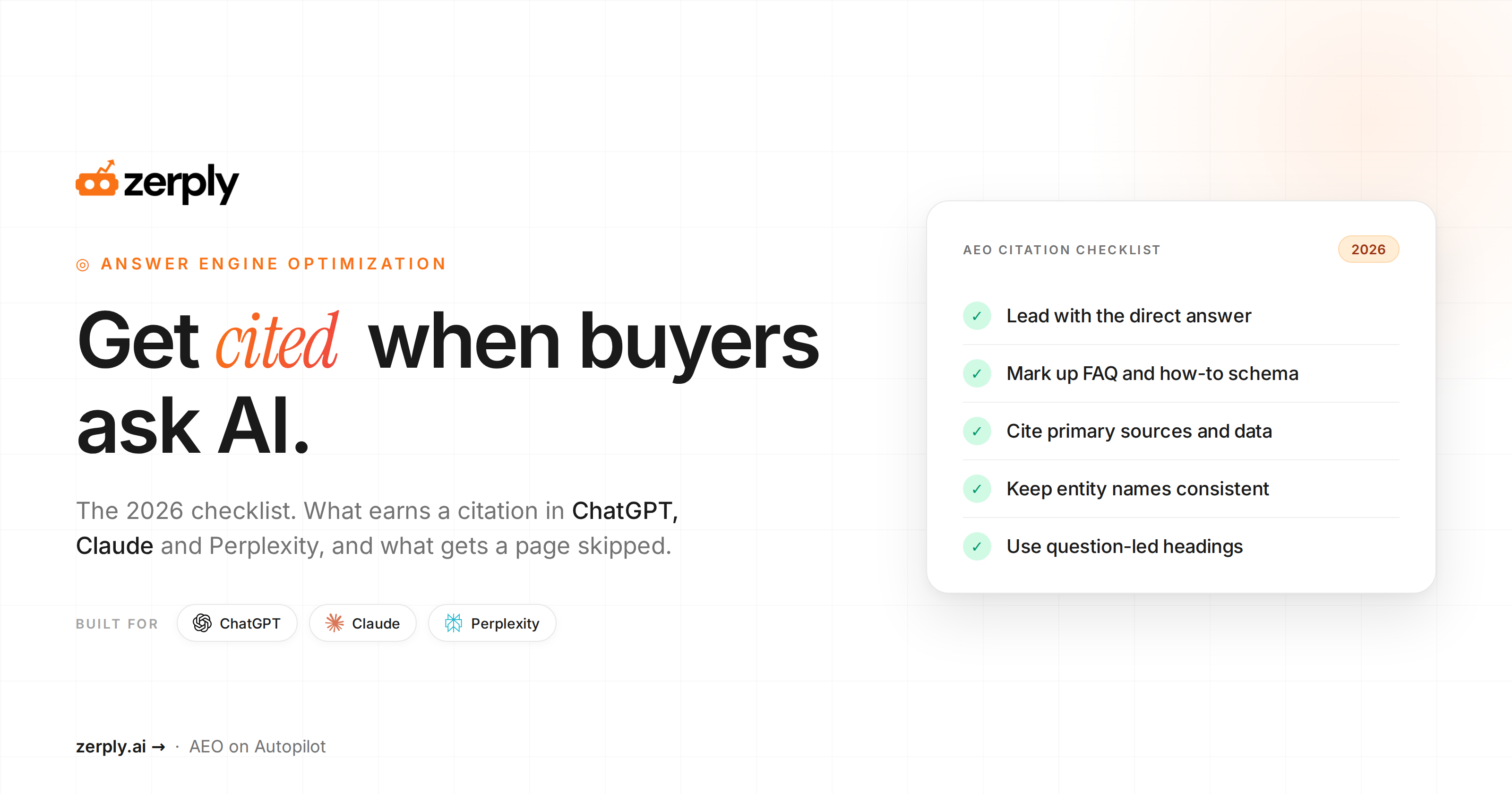 Answer Engine Optimization Best Practices: A 2026 Checklist for AI Citations